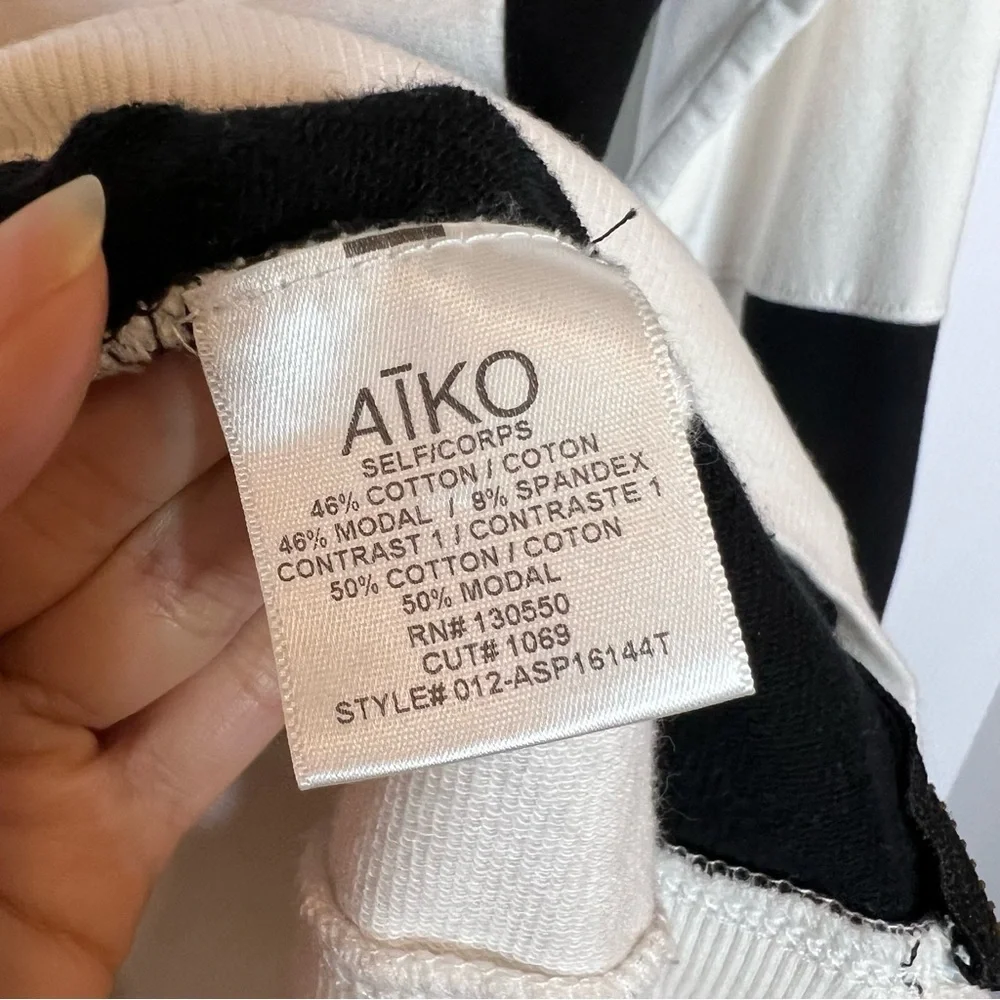 AIKO Colorblock Sweatshirt. Size Medium‎ - Picture 10 of 11